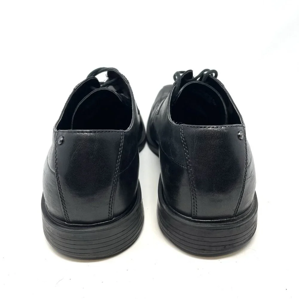 Rockport Felson Men's Shoes K70890 Black Leather Apron‎ Toe Oxford Dress 11